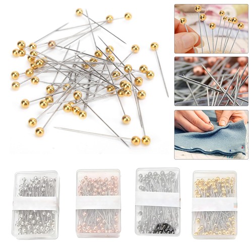 Pearl head pins 40mm stainless - head,