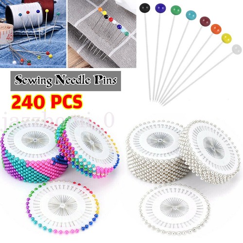Pearl head pins upholstery - head,