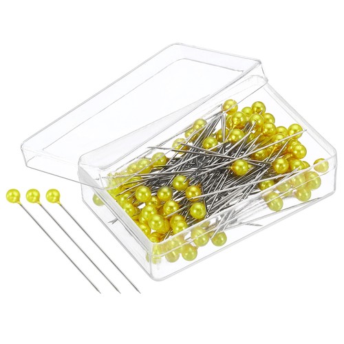 100pcs pearlized sewing pins - sewing,