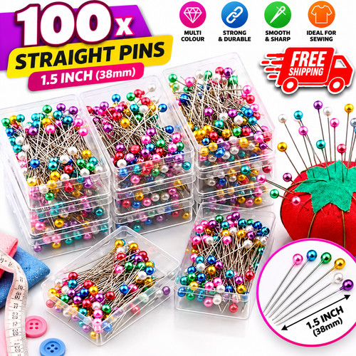 100x 5in straight - 100x, pins