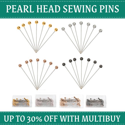 Round long pearl - pearl, pins