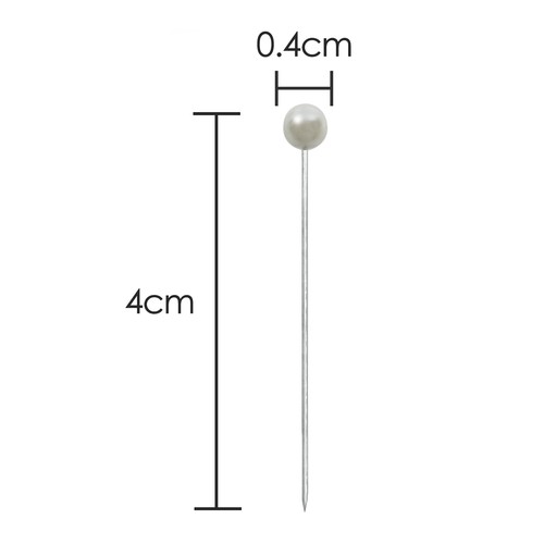 Trixes dress makers ivory pins - dress,