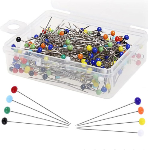 250pcs sewing pins glass - sewing,