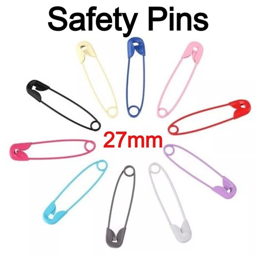 Multicolour small safety - multicolour, pins