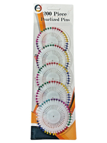 200 berry pins long round - 200,