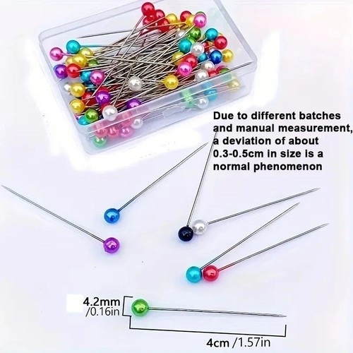 100pcs colored glass - 100pcs, head