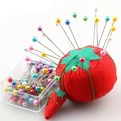 100 sewing pins - 100, multicolor