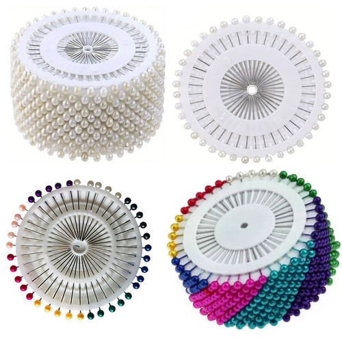 Pearl head pins upholstery - pearl,