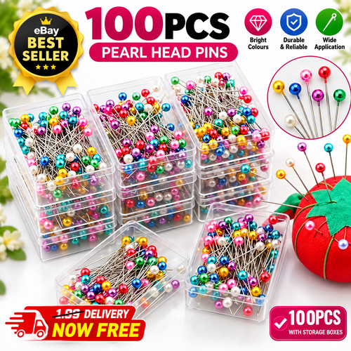 100x 5in straight pins - 100x,