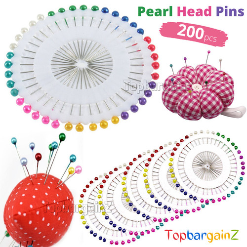 200pcs pearl head - pins, scarf