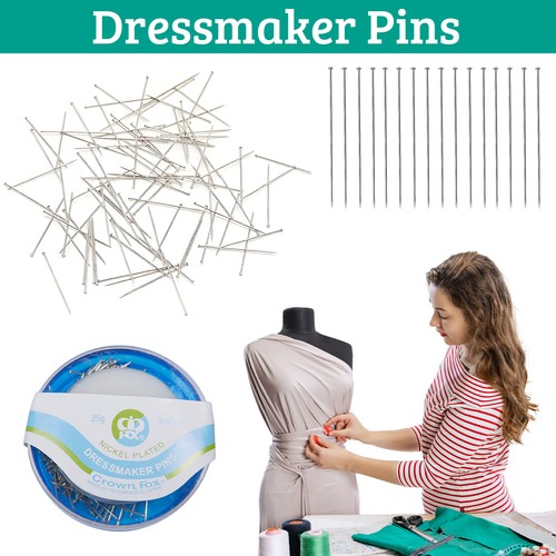 25g tailor straight pins - straight,